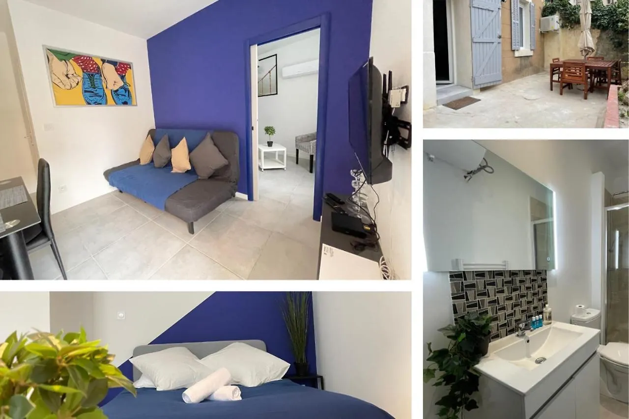 Le Grand Bleu Terrasseclimwifinetflix Proche Gare-Centre Apartment Marseille 0*,