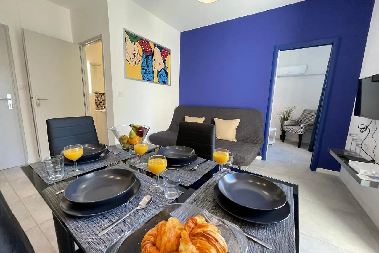 Le Grand Bleu Terrasseclimwifinetflix Proche Gare-Centre Apartment Marseille
