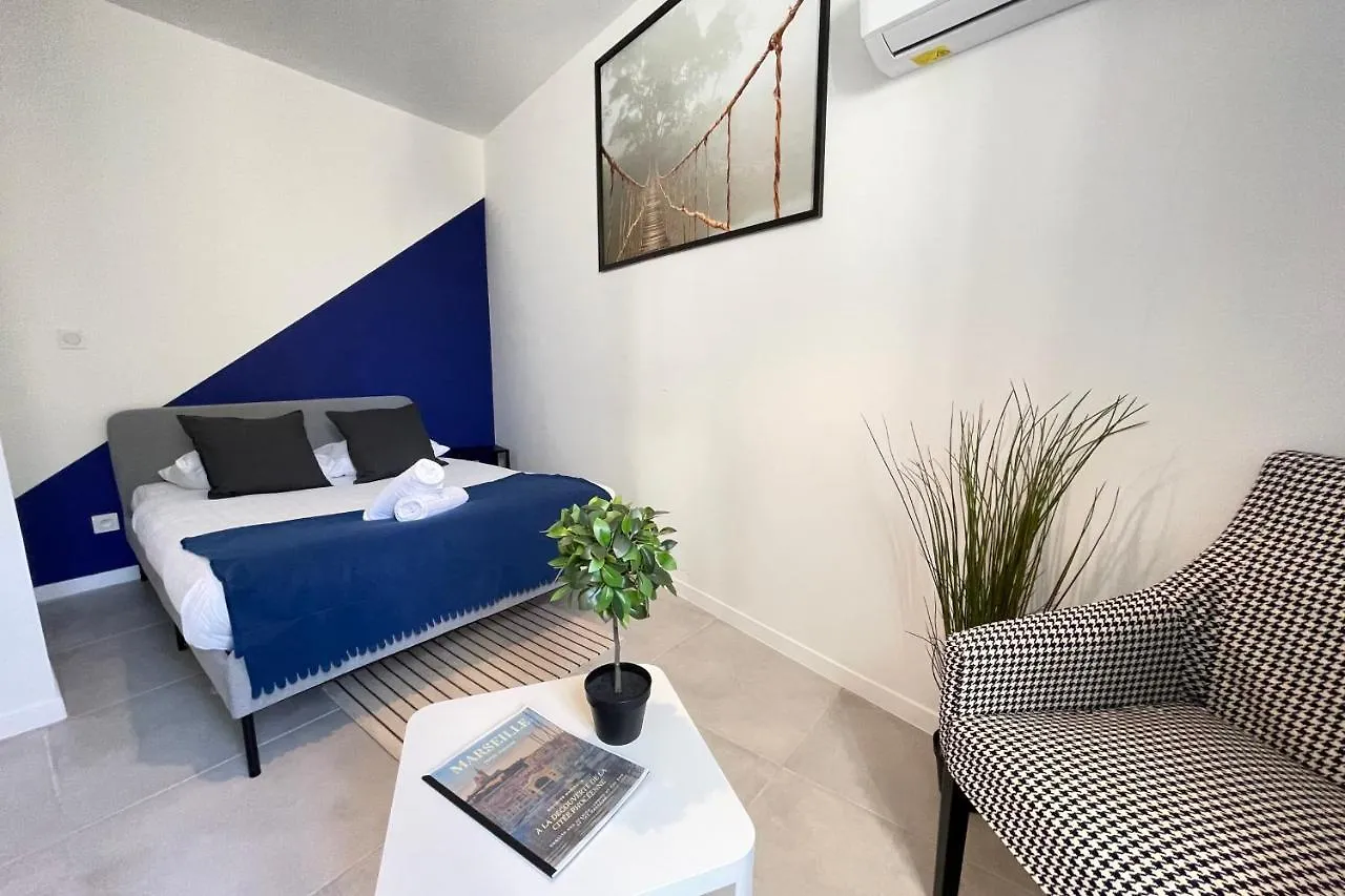 Le Grand Bleu Terrasseclimwifinetflix Proche Gare-Centre Apartment Marseille France